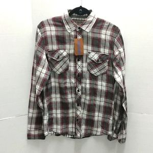 Rugged Point Reversible button down shirt medium NWT